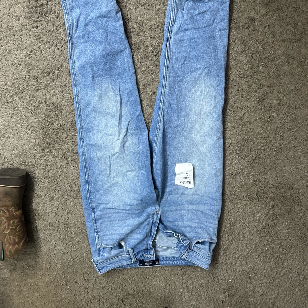 Hollister Light Blue Skinny Jeans for Men